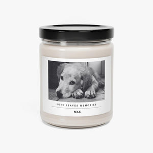 Custom Pet Memorial Candle, Pet Remembrance Gift, Your Pet's Photo, Dog Sympathy Gift, Pet Memorial Candle, Dog Remembrance, Pet Sympathy