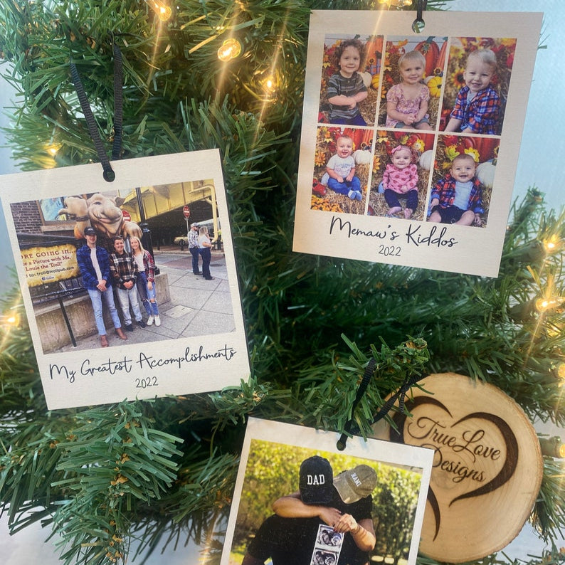 Family Photo Style Ornament | Portrait Christmas Ornament | Personalized Ornament | Picture Ornament | Family Ornament Custom Photo Gift