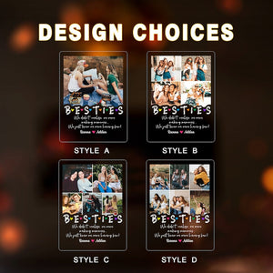 Personalized Photo LED Night Light, Besties Photo Gifts, Photo Keepsake, Photo Gifts, Personalized Gift for BFF, Birthday Gift for Friend