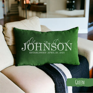 Engagement Gift for Couple, Custom Wedding Gift, Custom Couple Pillow,Personalized Pillow,Anniversary Gift, Bridal Shower Gift,Newlywed Gift