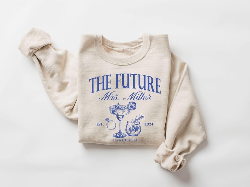 Future Mrs Shirt and Sweatshirt, Custom Bride Shirt, Engagement Gift, Bride to Be Gift, Fiance Gift For Her, Engaged Shirt, Engagement Party
