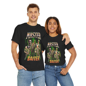 Fishing T-Shirt / Master Baiter 90s bootleg rap style Fisherman Shirt / Guys Fishing Gift / Fishing Shirt Dad Gift Xmas Tee