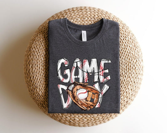 Baseball Shirt, Baseball Game Day Shirt for Women, Baseball Game Day T-shirt, Baseball Mom Shirt, Game Day Baseball, Game Day Tee for Women