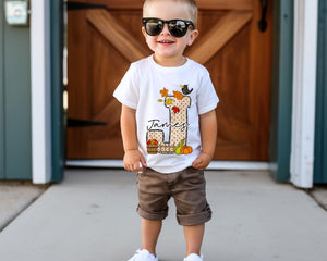 Kids Fall Shirt with Name, Personalized Fall Shirt For Girls , Cute Fall Shirt, Kids Name Shirt, Childen Fall Name Tshirt, Toddler Shirt Boy