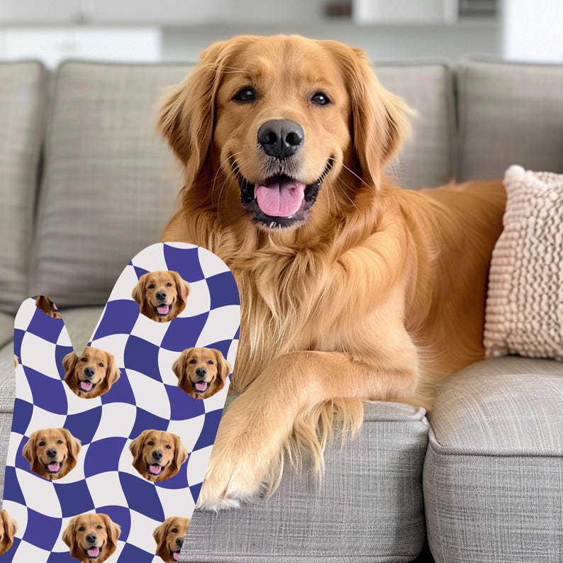 Personalized Dog Mitt, Custom Oven Mitts For Your Cute Dog, Dog Gift, Cat Gift, Gift For Dog Lovers, Christmas Gift