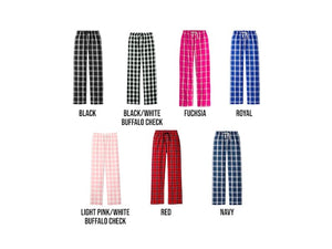 Custom Pajama Pants: Plaid Lounge Pants