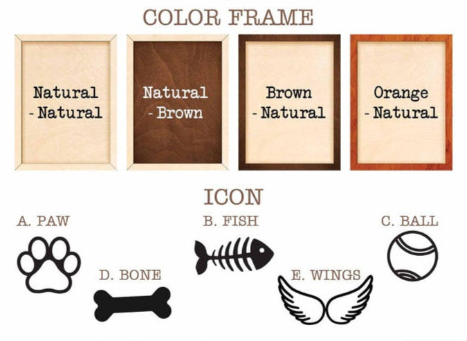 Personalized Pet Memorial Picture Frame, Pet Lover Photo Gift, Dog Keepsake Sign with Name, Cat Loss Gift, Pet Loss , Loss Of Dog