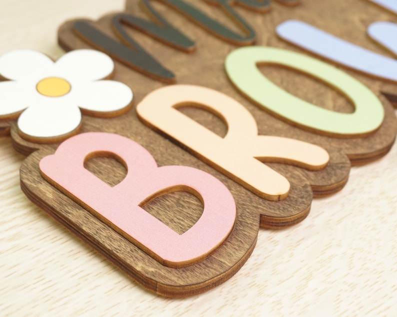 Custom 3D Teacher Door Sign, Personalised Name with Pencil Teacher Sign, Classroom Decor, Teacher Door Hanger, Teacher Back to School Sign