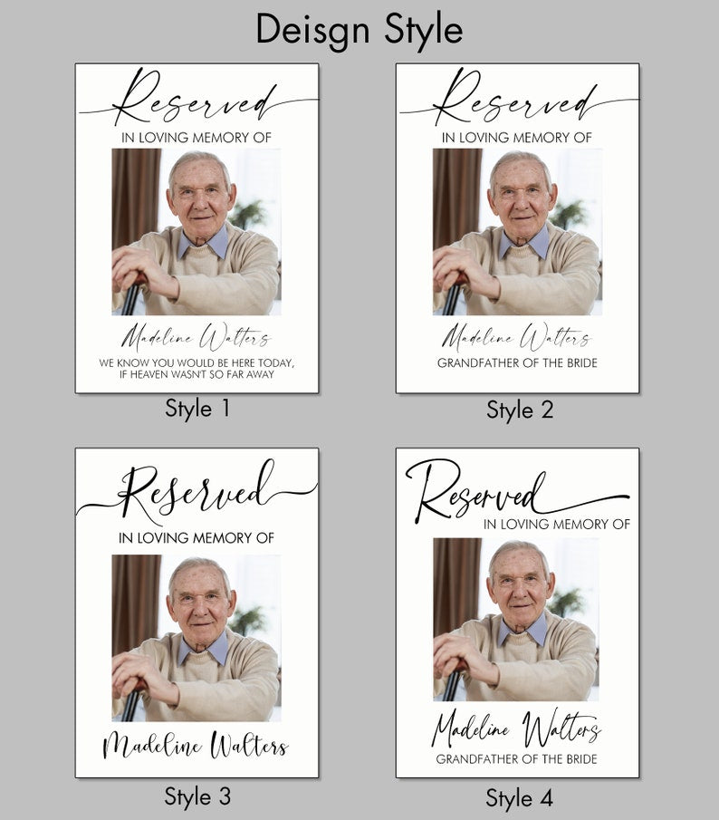 Reserved Memorial Sign,Personalized Memorial Acrylic Plaque,Sympathy Gift,In Loving Memory Sign