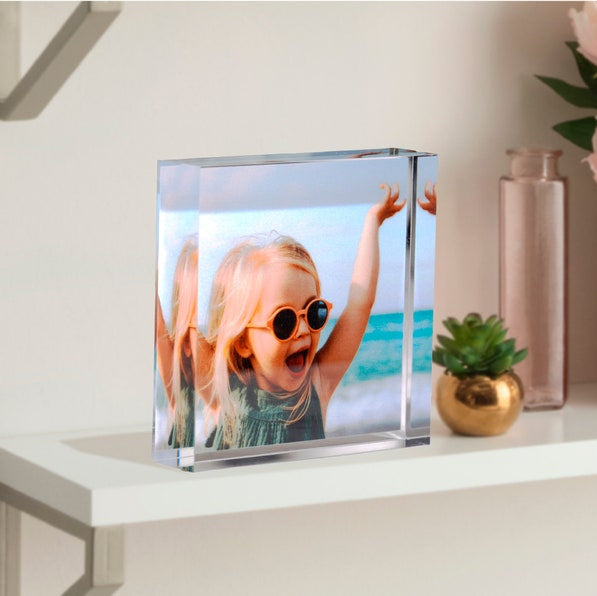 Photo Gifts, Custom Photo Block Acrylic, Acrylic Block Wedding Gift, Gifts for Couples, Anniversary Gift, Gifts for Her