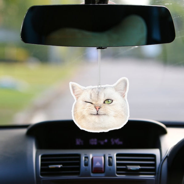 Custom Car Air Freshener, Car Scent, Gifts for Dad, Mom Car Air Freshener, Custom Car Freshie Picture Freshener Personalized Car Accessories