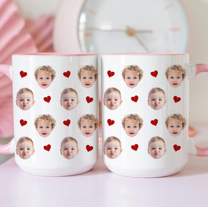 Custom coffee mug, custom photo mug, personalized cup, personalized baby mug,Custom baby face mug,Grandma gift, Grandpa gift,photo mug gift