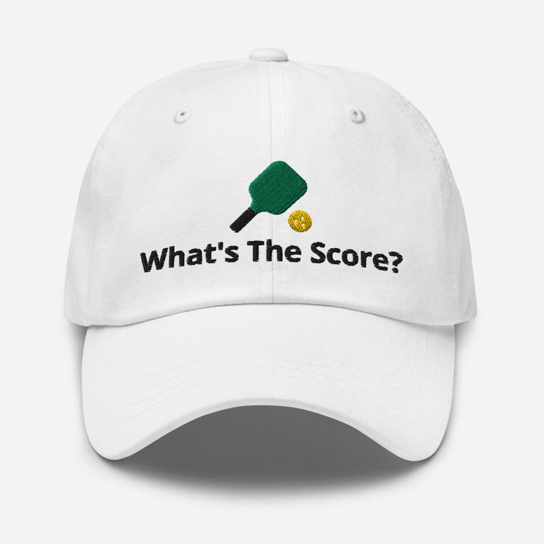 Pickleball Lover Gift, Pickleball Dad Hat, YOUR TEXT Personalized Embroidered Unisex Hat, Adjustable Baseball Cap - Multiple Colors