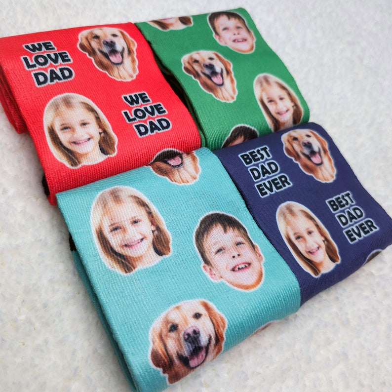 Custom Face Socks, Personalized Photo Socks, Custom socks, Picture Socks, Face on Socks, dog socks, Best Friends gift, cat socks