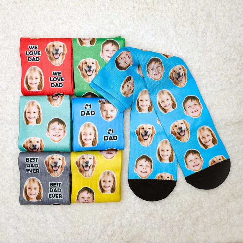 Custom Face Socks, Personalized Photo Socks, Custom socks, Picture Socks, Face on Socks, dog socks, Best Friends gift, cat socks