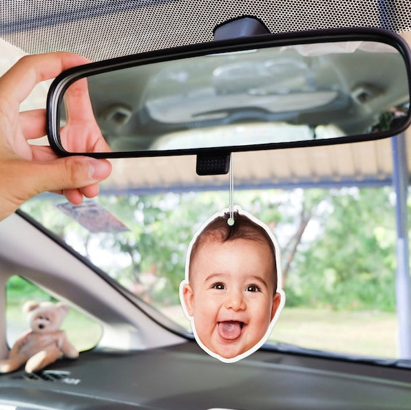 Custom Car Air Freshener, Car Scent, Gifts for Dad, Mom Car Air Freshener, Custom Car Freshie Picture Freshener Personalized Car Accessories