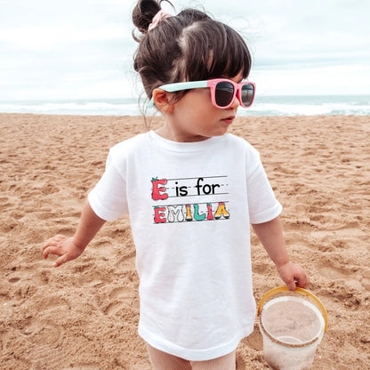 Custom Kids Name Back To School Shirt Shirt, Toddler First Day of School Tee Kindergarten Shirt With Name, First Day School Outfit
