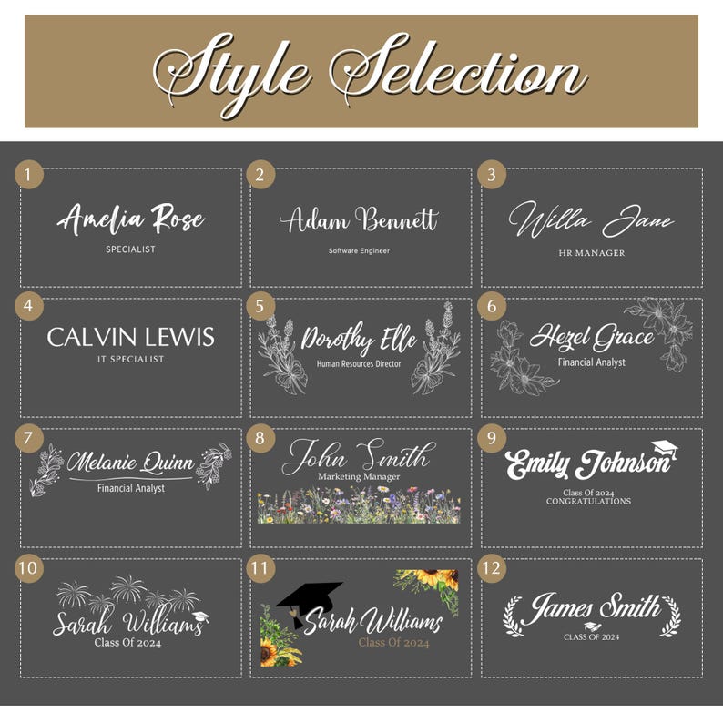 Personalized Desk Name Plate, Graduation Desk Name Plate, Graduation gift, Desk Accessories, Office Gifts for Boss Coworkers, New Job Gifts