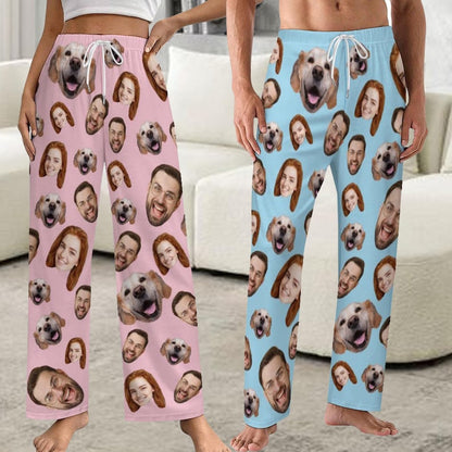 Custom Women Men Kid Pajama Pants with Faces, Mutiple Faces on Pajamas,Face Pajama Pants, Personalized Pajamas with Face,Custom Face Pajamas il_794xN.6193040550_d8j7.jpg