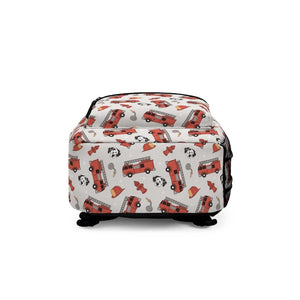 Personalized Backpack fire truck, Back to school boys bag Kids toddler Backpack, Gifts for kids Girls and Boys Backpack, custom Daycare bag