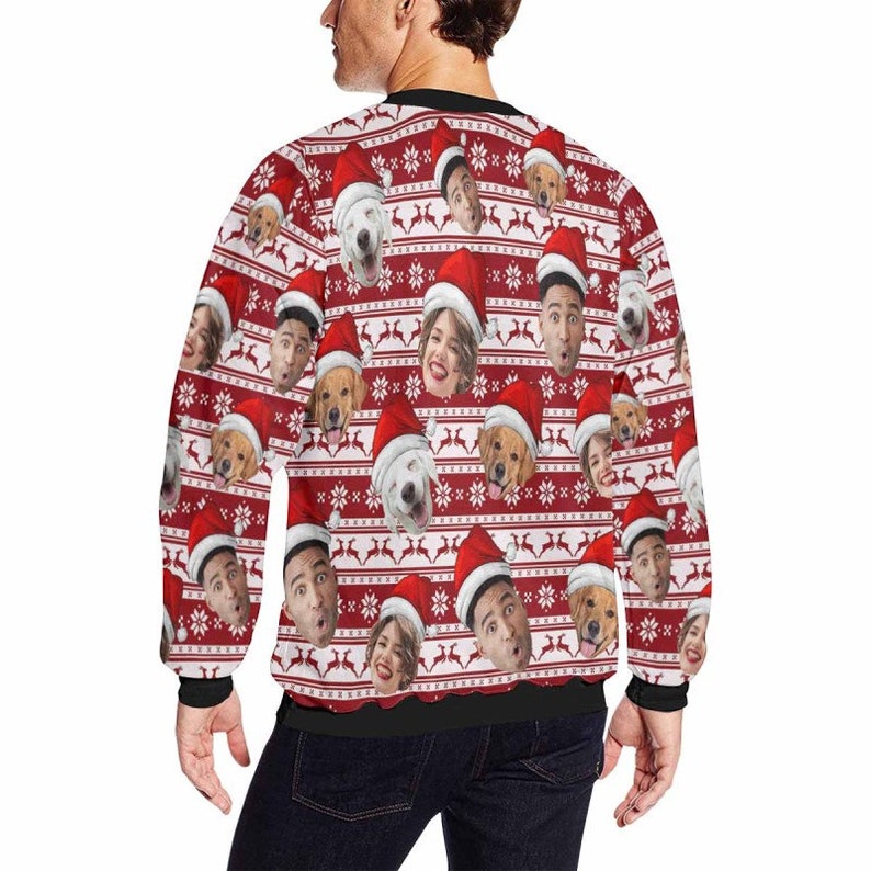 Custom Ugly Christmas Sweater,Custom Family Photo Ugly Sweater,Christmas Sweatshirt with Face, Ugly Crewneck Sweater,Birthday/Christmas Gift il_794xN.6193491840_i3lv.jpg