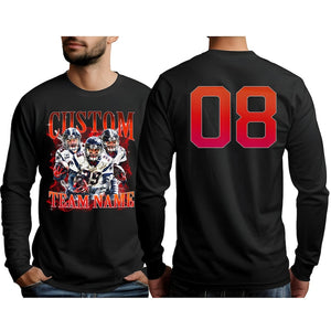 Custom Baseball Shirt, Baseball Mama Dad shirt, Football Birthday, Team Number Player Name Photo Shirt, Family Shirt, Personalized Shirt