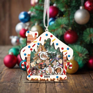 Family Shaker Ornament, Personalized Face Family Shake Ornament, Custom Family Photo Ornament, Gift for Family, Family Christmas Gift 2024