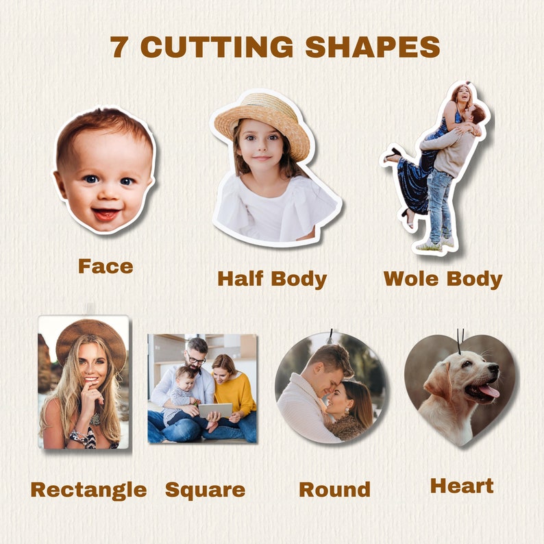 Custom Air Freshener from Photo, Car Air Freshener,Car Accessories for Boyfriend,Birthday Gift for Dad,Car Decorations,Couples Gift,Pet Gift