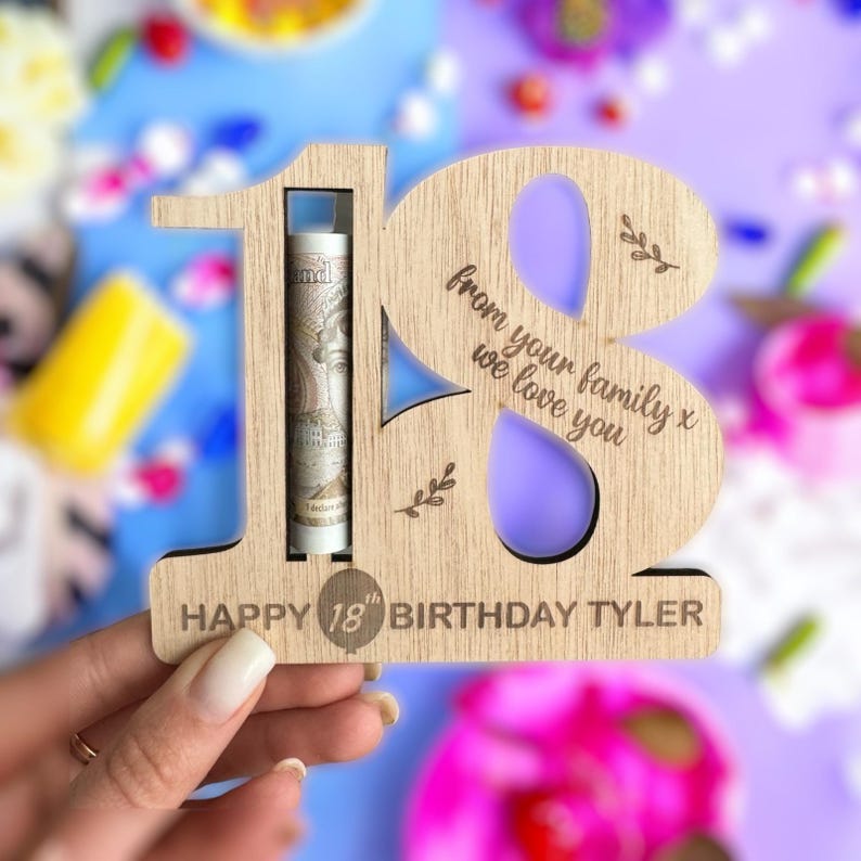 18th Birthday Gifts Girls Money Holder Wallet Milestone Special Age 16th 21st