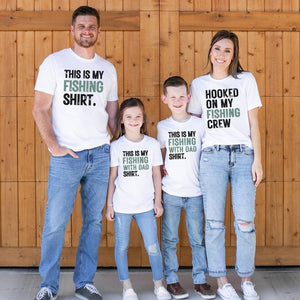 Matching Father Son Fishing Shirts, Daddy and Me Gift