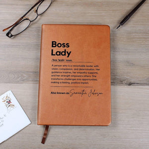 Personalized Boss Lady Journal Custom Gift for Boss female Boss Lady Journal Gift Keepsake for Boss Lady Boss Gift for Women Female Manager
