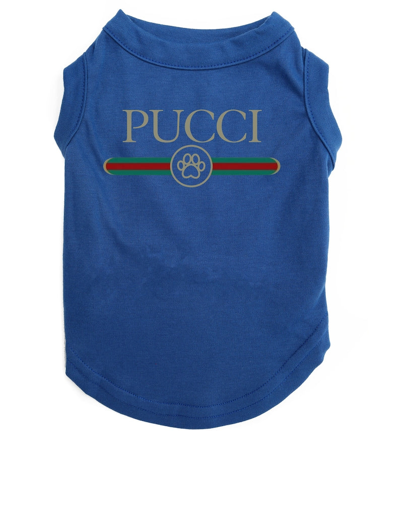 Designer Dog Hoodie or Shirt Pucci Fun trendy Cozy Pet Sweater or T Shirt for large and small dogs new puppy Gift - dog mom gift