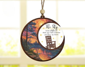 Memorial Gift, Sympathy Gift, The Sky Looks Different Suncatcher Memorial, Loss Of Father, In Loving Memory, Bereavement Gift, Loss of Mom