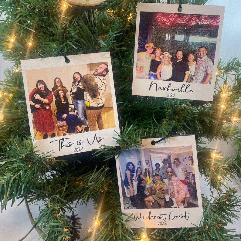 Family Photo Style Ornament | Portrait Christmas Ornament | Personalized Ornament | Picture Ornament | Family Ornament Custom Photo Gift