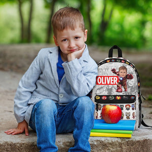 NEW Personalized Kids Superhero Backpack, Kindergarten backpack, Kids School Bag, Customizable Backpack, Back to school, First Day of School