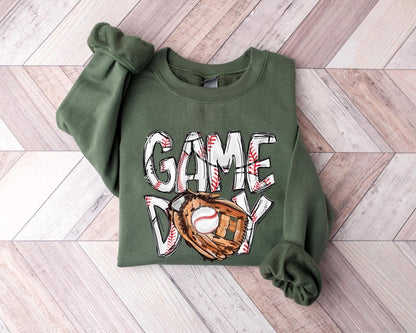 Baseball Shirt, Baseball Game Day Shirt for Women, Baseball Game Day T-shirt, Baseball Mom Shirt, Game Day Baseball, Game Day Tee for Women
