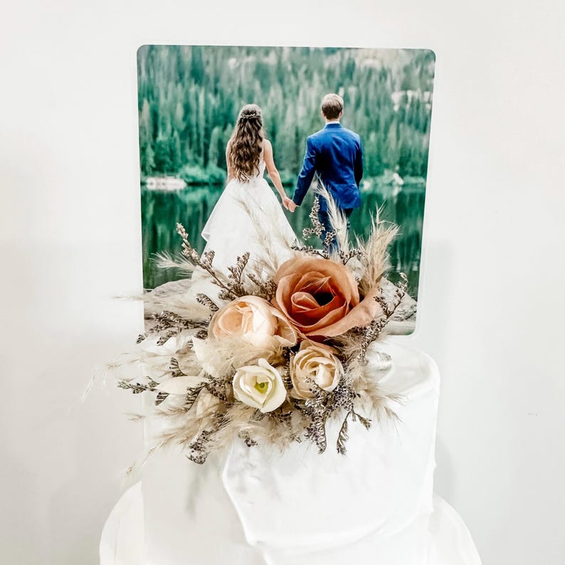 Custom Printed Cake Topper, Photo Cake Topper, Acrylic Cake Topper, Printed Topper, Wedding Cake Topper, Birthday Cake Topper, Logo Topper
