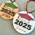 Personalized Class of 2025 Ornament, Graduation Cap High School Senior Car Charm, Graduation gift for seniors, Christmas ornament, High School Colors