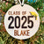 Personalized Class of 2025 Ornament, High School Senior Car Charm, Graduation gift for seniors, Christmas ornament, High School Colors