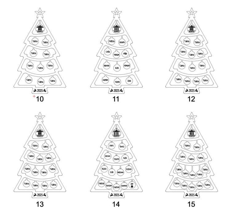 Custom Family Christmas Ornament| Big Family Name Christmas Tree 1-15 members|| Christmas Tree Ornament with Family Name 2023 | Big Family il_794xN.6221699408_fxli.jpg