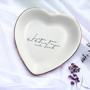 Personalized Actual Handwriting Birthday Gifts Ring Dish - Remember Family Memorial Gift for Mom