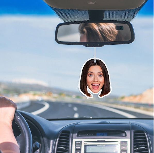 Custom Car Air Freshener, Car Scent, Gifts for Dad, Mom Car Air Freshener, Custom Car Freshie Picture Freshener Personalized Car Accessories