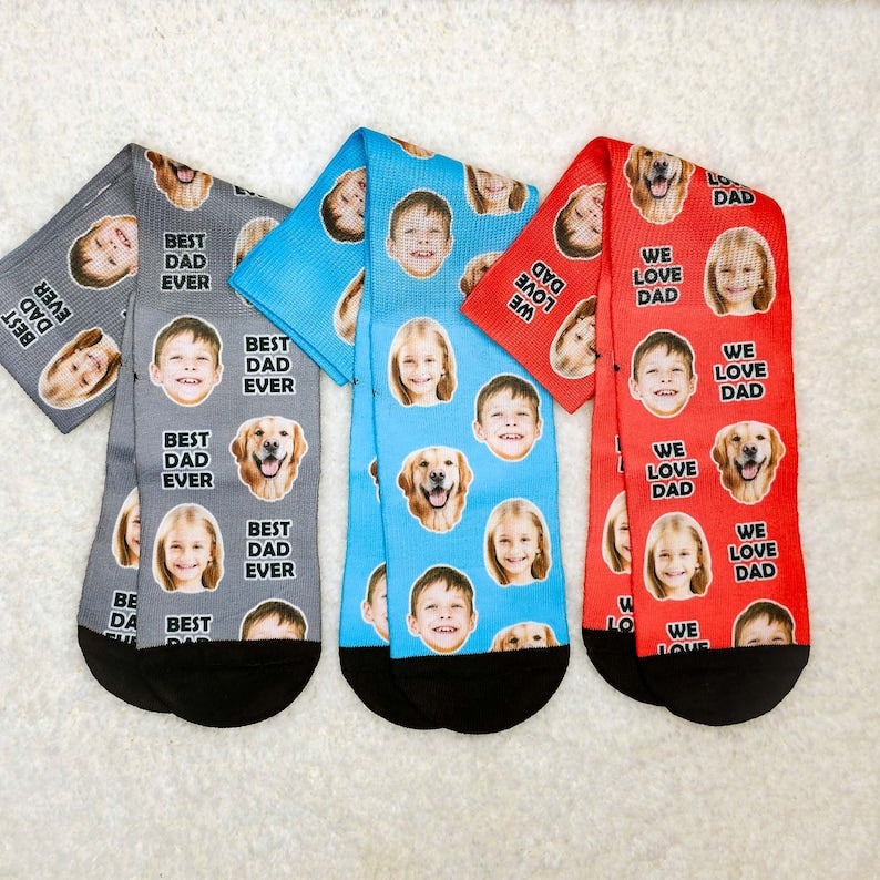 Custom Face Socks, Personalized Photo Socks, Custom socks, Picture Socks, Face on Socks, dog socks, Best Friends gift, cat socks