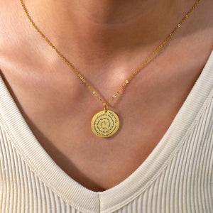 Personalized Quote Text Necklace, Message Necklace, Mantra Scripture Verse Book Song Lyric, Song Lyric Scripture Verse, Christmas Gift