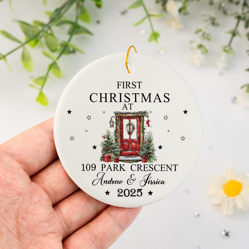First Christmas In Our New Home, Happy New Home Gift, New Home Tree Decor, Couples Gift, New Home Keepsake Gift, Housewarming Bauble Gift