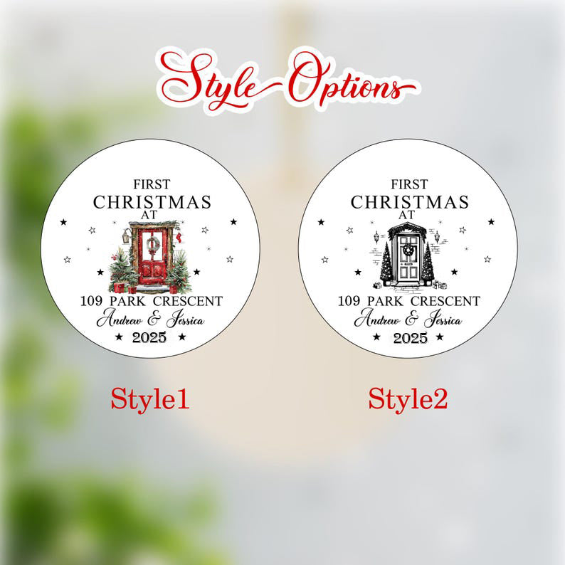 First Christmas In Our New Home, Happy New Home Gift, New Home Tree Decor, Couples Gift, New Home Keepsake Gift, Housewarming Bauble Gift