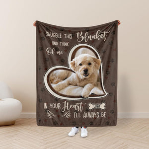 Personalized Dog Photo Blanket, Pet Blanket with Pictures, Pet Memorial Gifts, Dog Loss Gift, Pet Loss Keepsake, Gift for Dog Mom Dog Dad