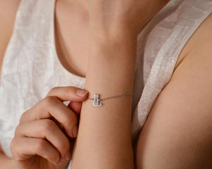 Personalized Cat Bracelet: Engraved Pet Memorial Jewelry