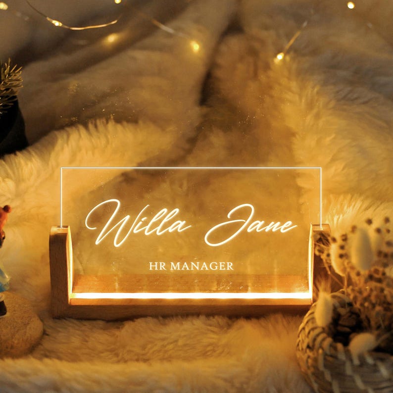 Personalized Desk Name Plate, Graduation Desk Name Plate, Graduation gift, Desk Accessories, Office Gifts for Boss Coworkers, New Job Gifts