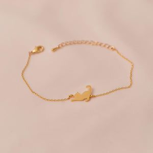 Personalized Cat Bracelet: Engraved Pet Memorial Jewelry